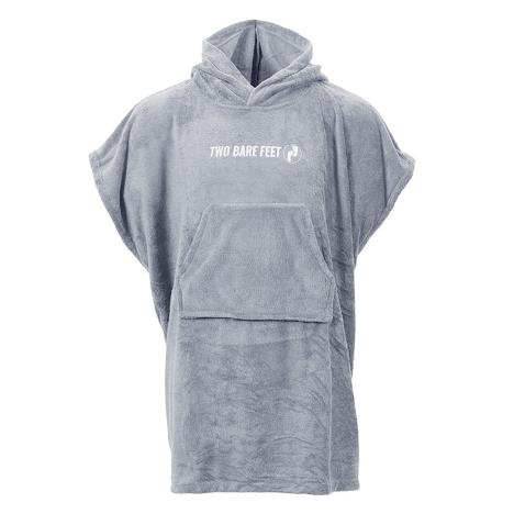 Two Bare Feet Kids Towelling Changing Robe - Grey £17.99